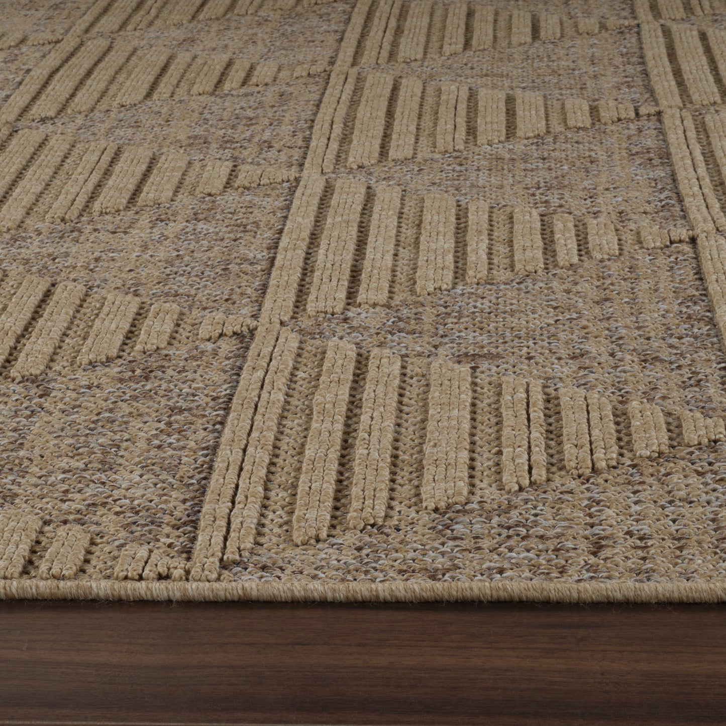 Tapis marron moderne abstrait Hogar