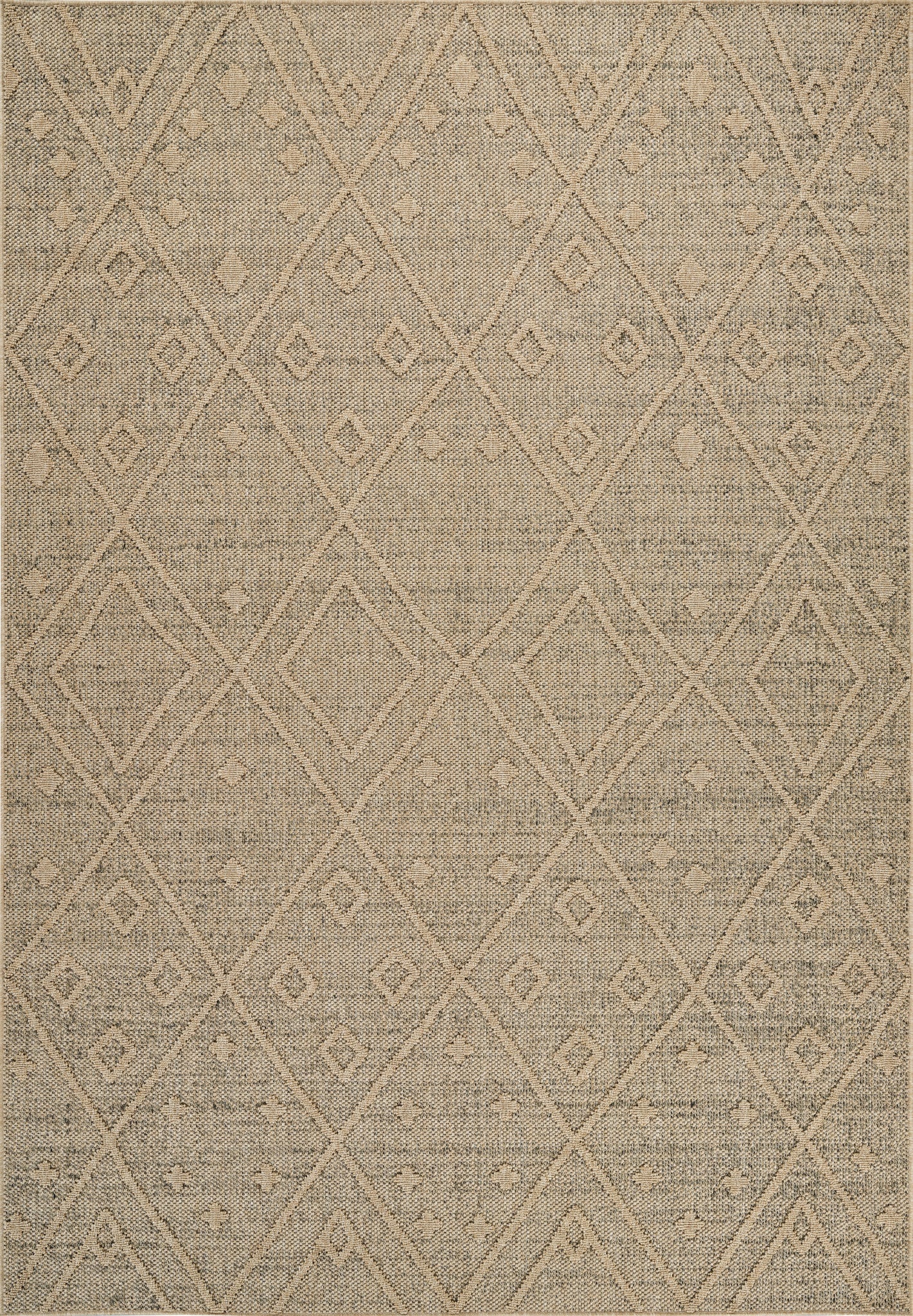 Mori Boho Contemporary Brown and Beige Indoor Rug