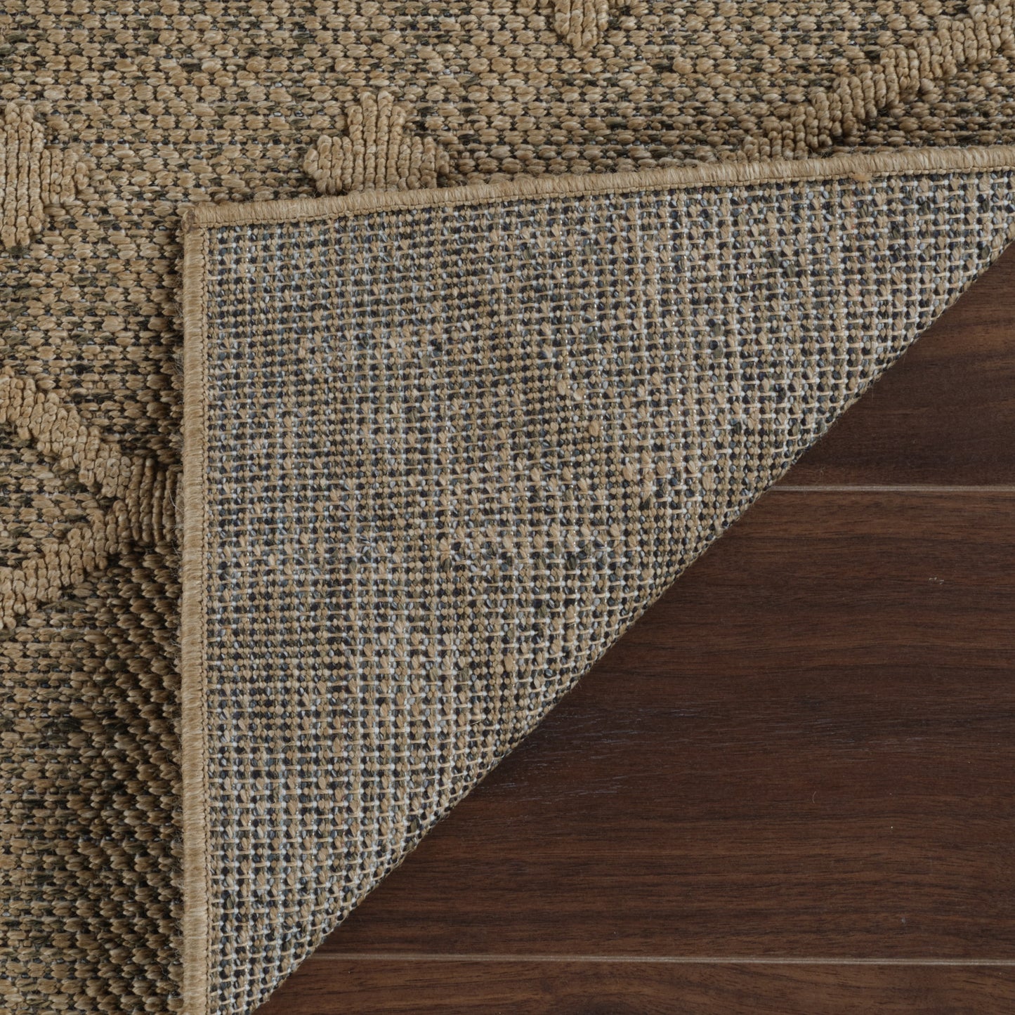 Mori Boho Contemporary Brown and Beige Indoor Rug