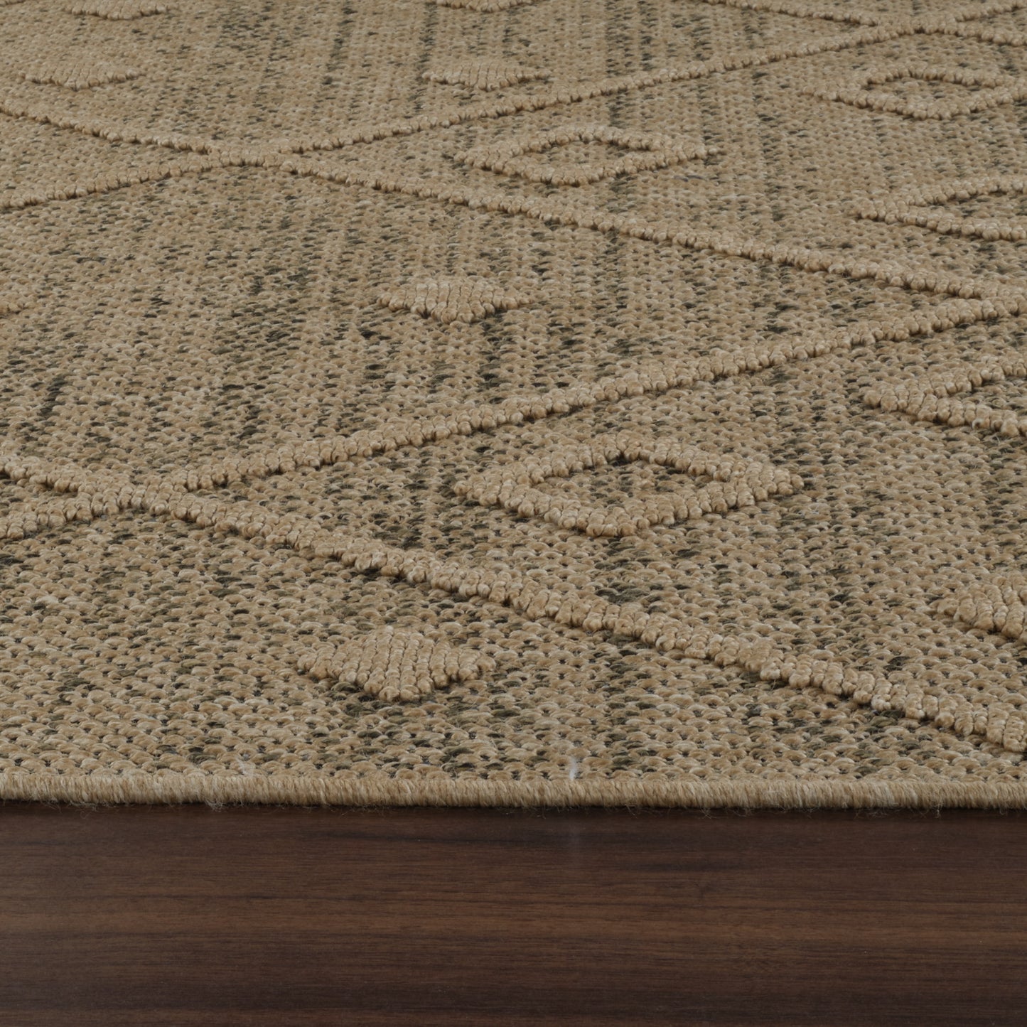 Mori Boho Contemporary Brown and Beige Indoor Rug