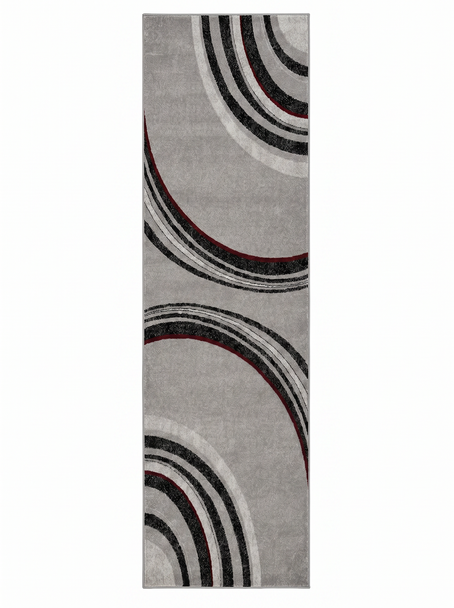 Neri Abstract Contemporary Grey and Black Indoor Rug