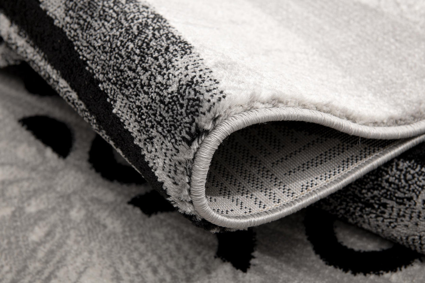 Alfombra moderna geométrica gris Montage