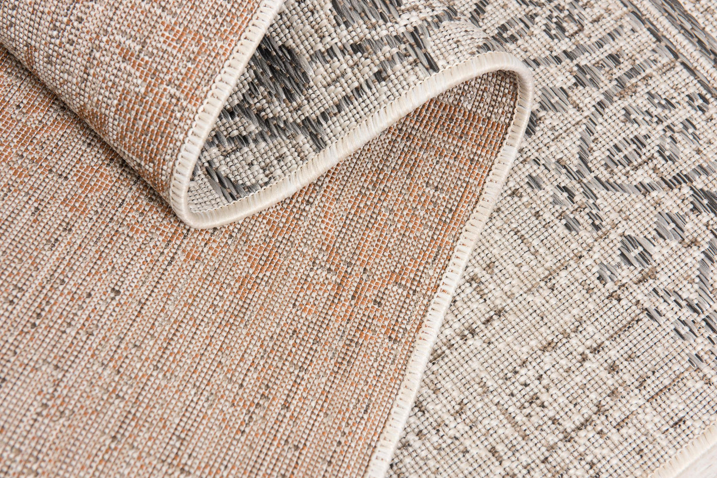 Tapis Boho abstrait ivoire Vista