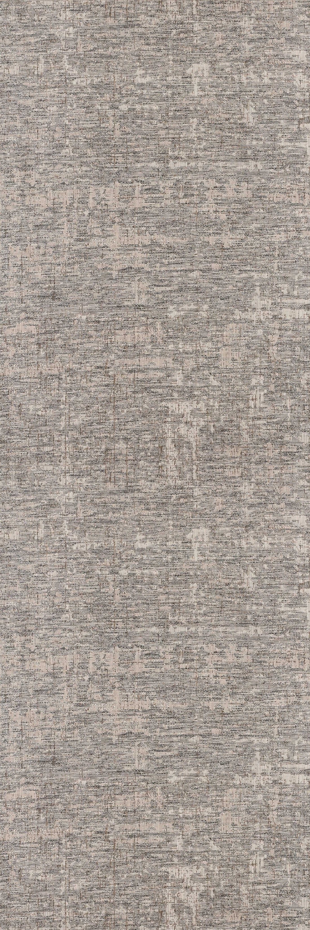 Zen Distressed Solid Modern Grey and Beige Indoor Rug