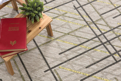 Tapis beige style bohème scandinave Vista