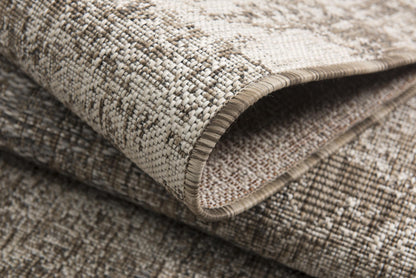 Cairn Abstract Modern Brown and Beige Indoor Rug