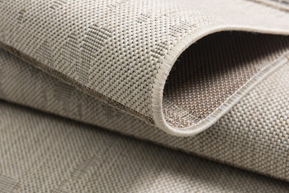 Tapis beige moderne côtier Vista