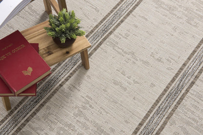 Tapis beige moderne côtier Vista