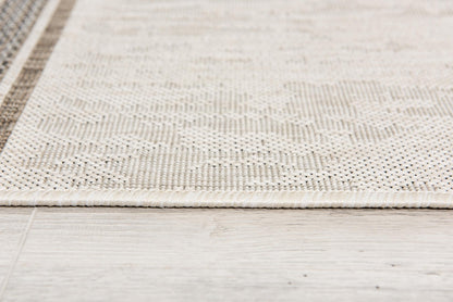 Tapis beige moderne côtier Vista