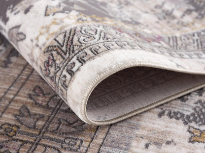 Tapis gris Boho du sud-ouest d'Amalfi