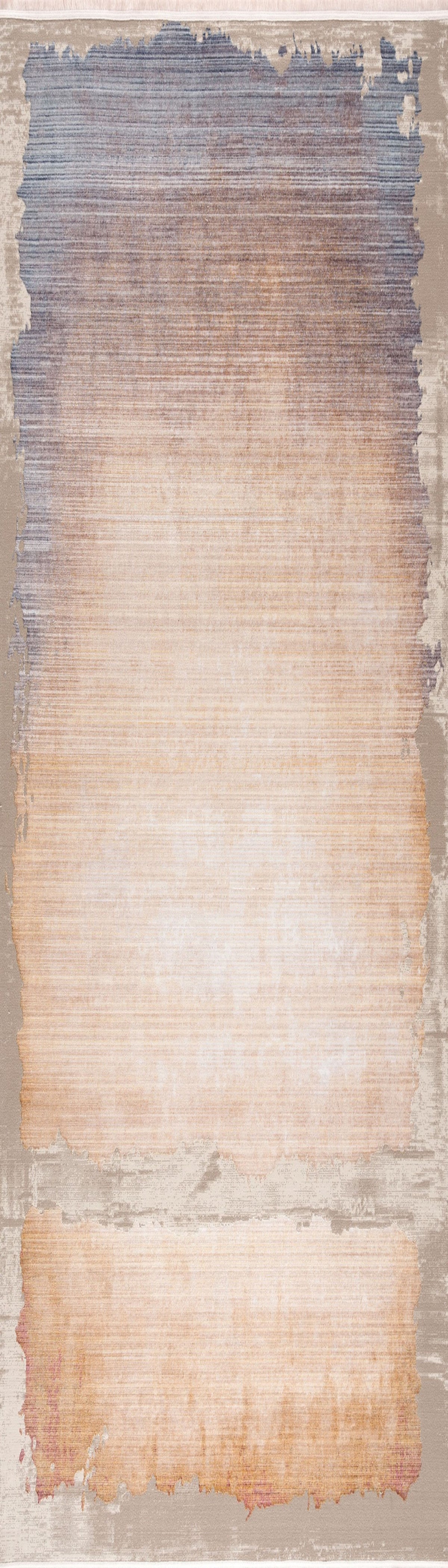 Elaris Abstract Contemporary Beige and Blue Indoor Rug
