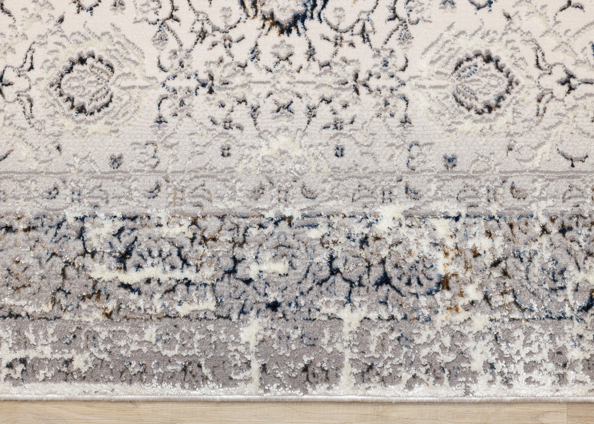 Traditional Border Elegant Cream Area Rug