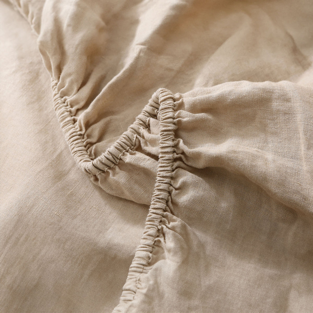 Fable French Linen Khaki Sheet Set