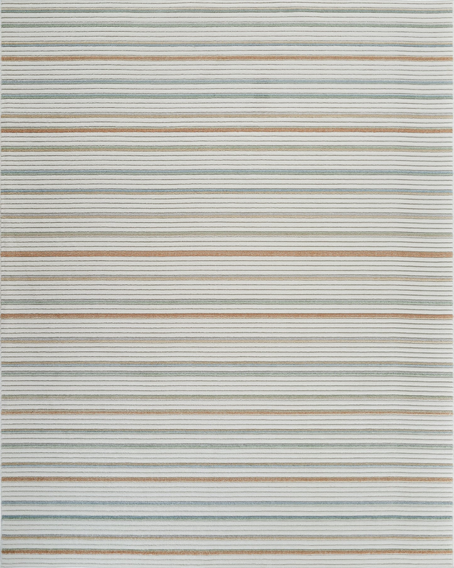 Alfombra Striped Modern Cream Rug - Area Rugs - Rug Branch