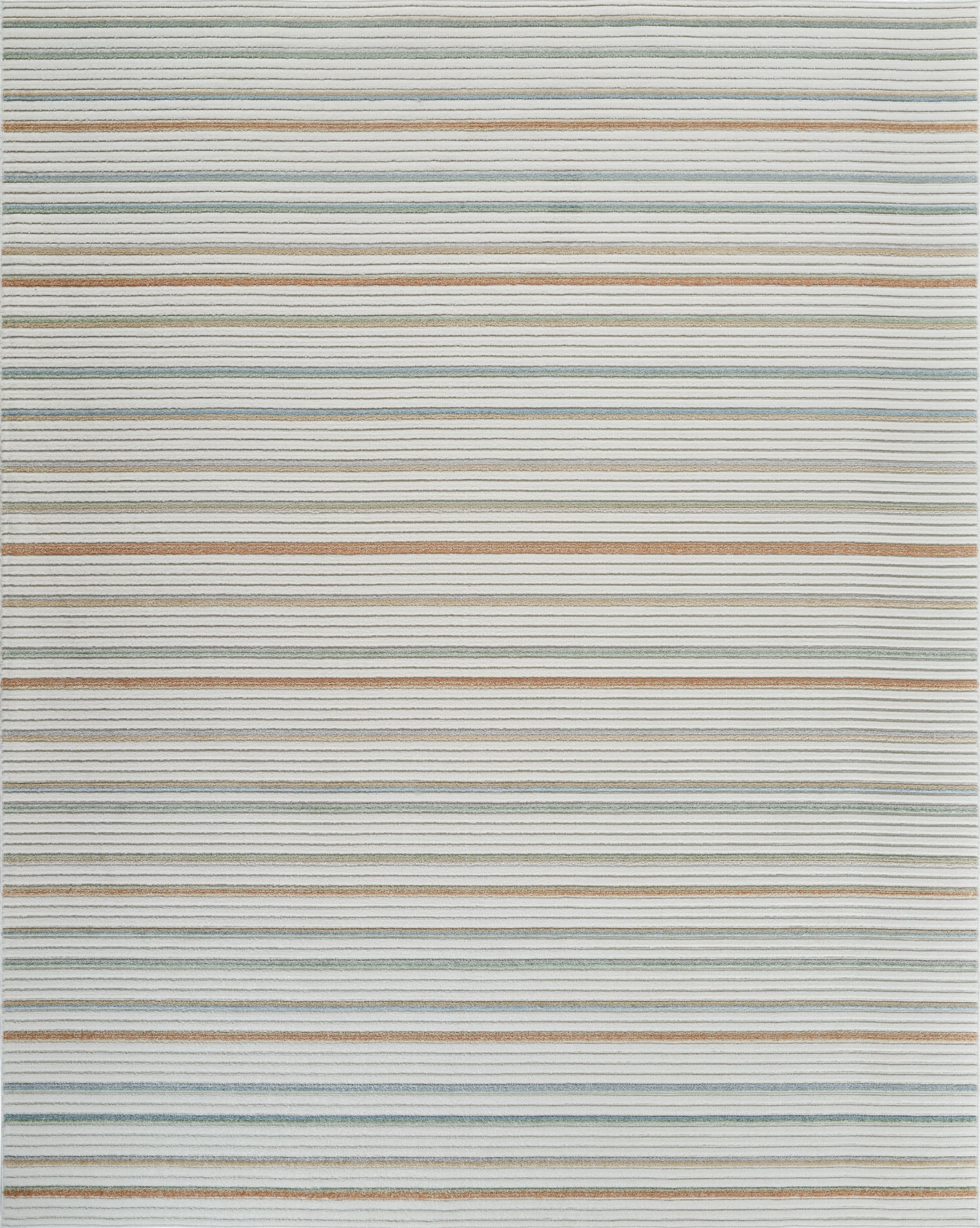 Alfombra Striped Modern Cream Rug - Area Rugs - Rug Branch
