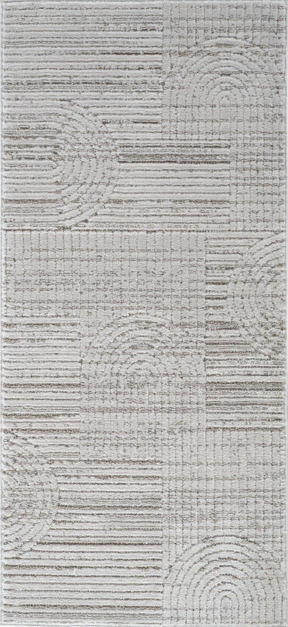 Astra Modern Geometric Grey Rug - Area Rugs - Rug Branch