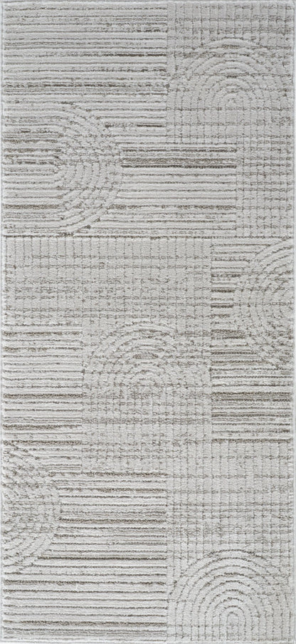 Astra Modern Geometric Grey Rug - Area Rugs - Rug Branch