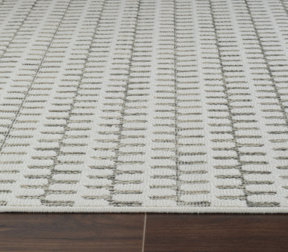Tapis crème moderne abstrait Maise