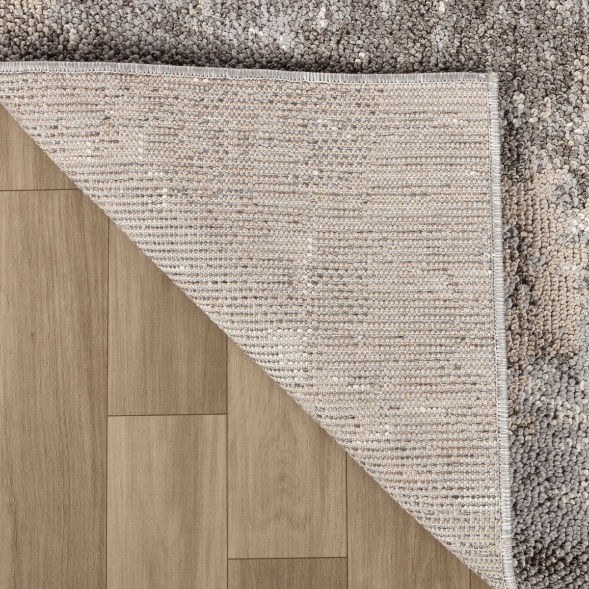 Marwa Marble Contemporary Grey and Beige Indoor Rug
