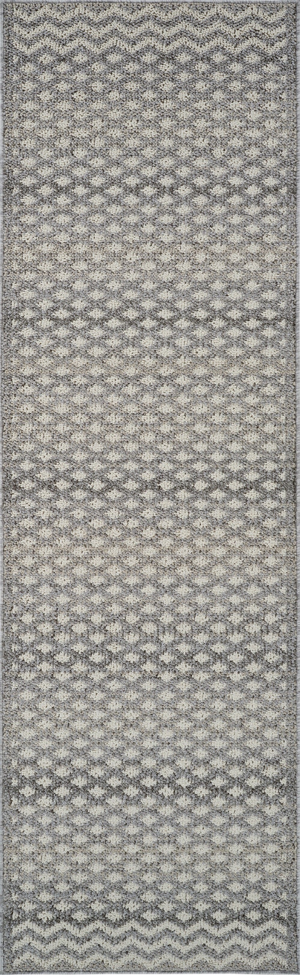 Samir Ombre Contemporary Grey and Beige Indoor Rug
