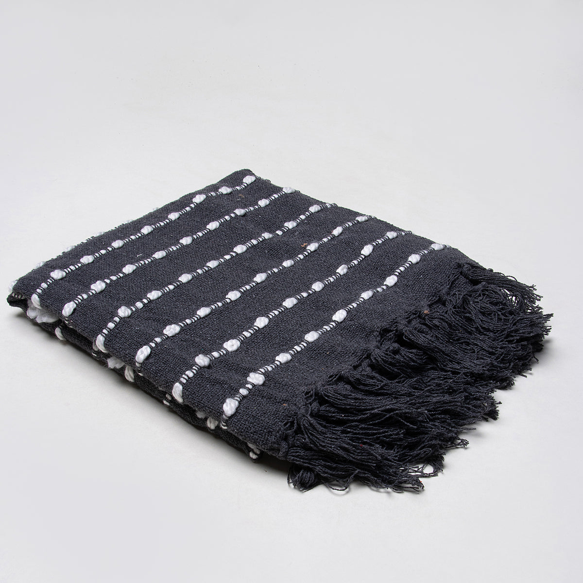 Decorative Throw Charcoal