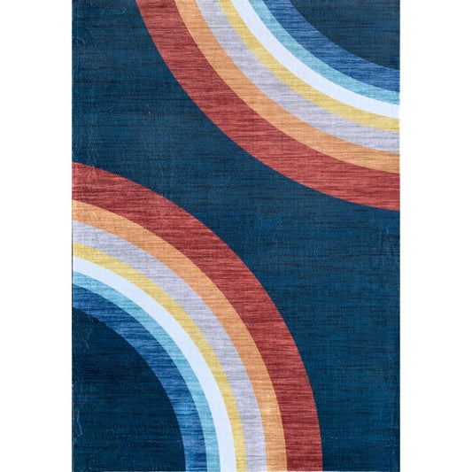 Kids Soft Steps Playtime Navy Rug