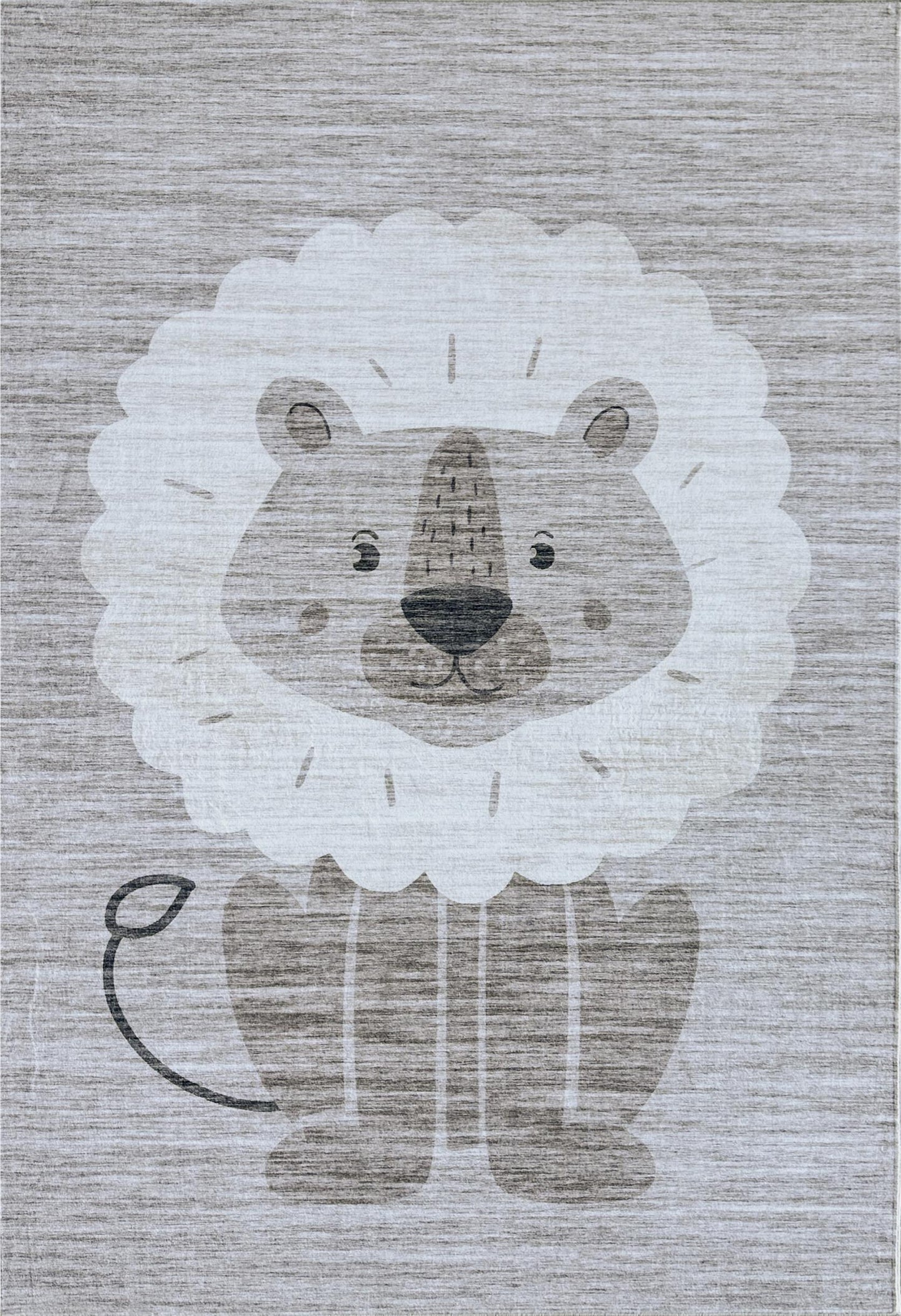 Kids Soft Steps Playtime Lion Beige Rug