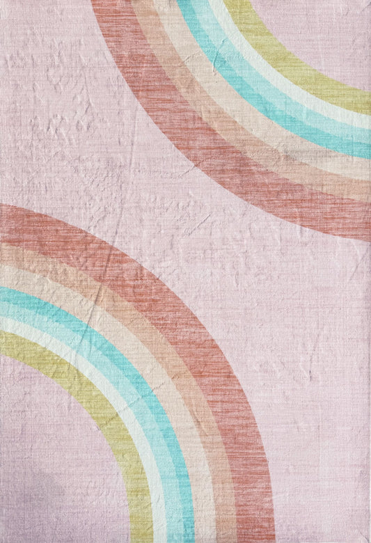 Solara Blush Pink Area Rug