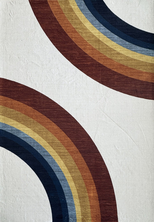 Solara Ember Red Area Rug