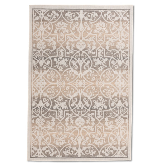 Damask Modern Multi Outdoor Rug
