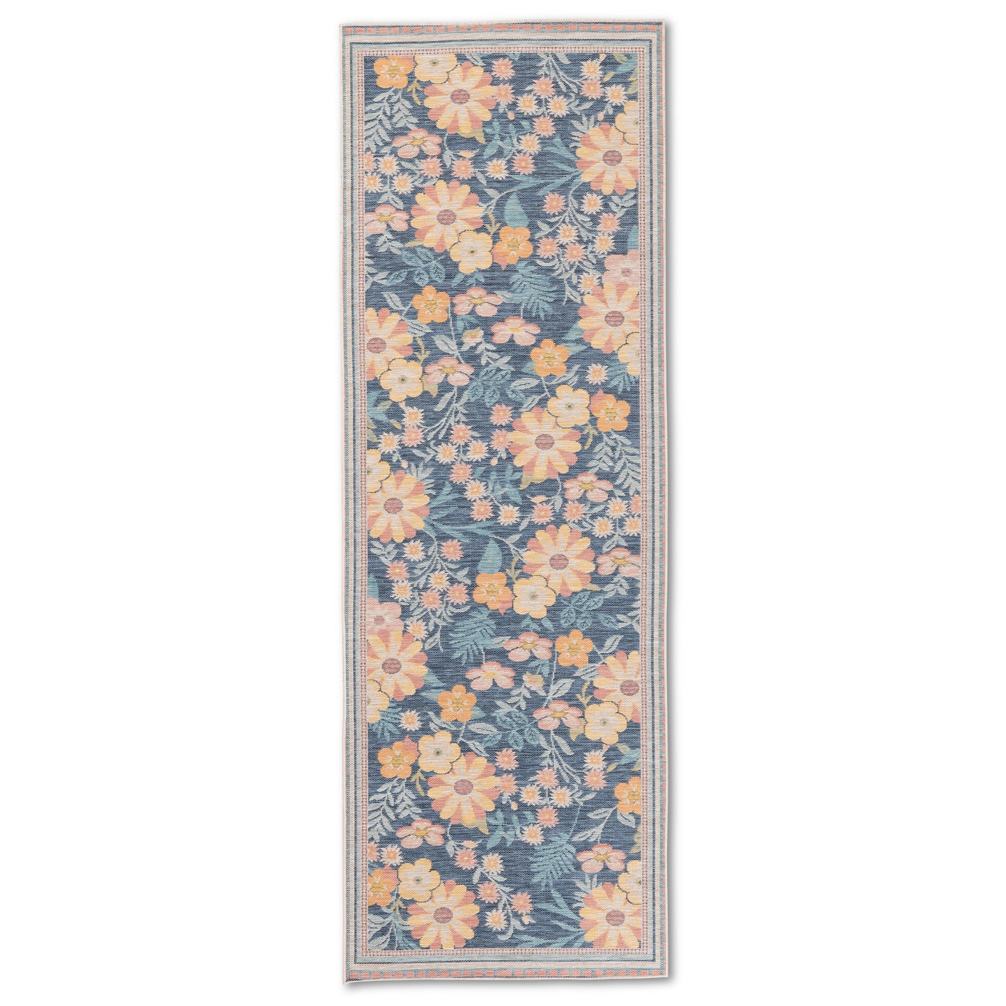 Floral Modern Multi Outdoor Rug