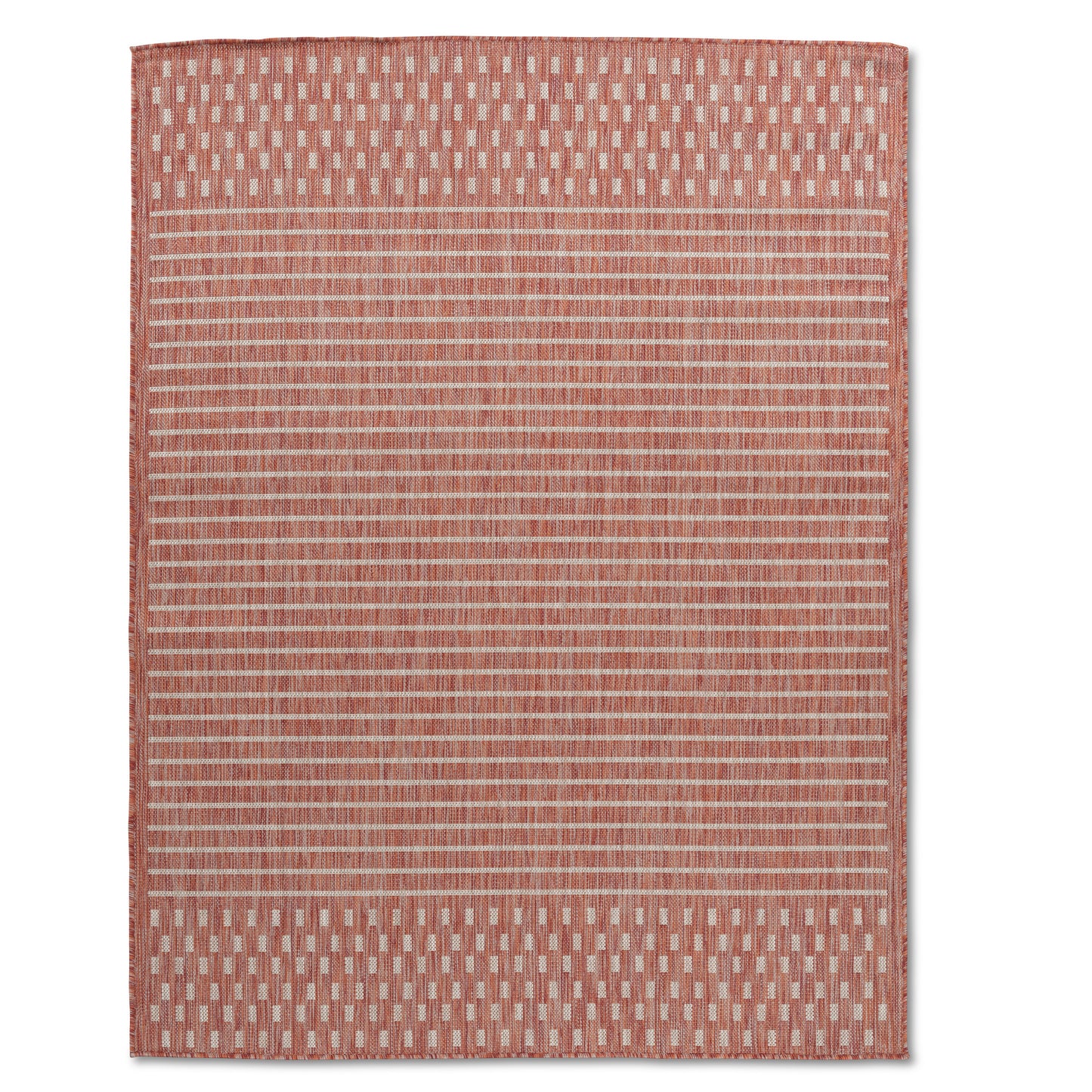 Abstract Modern Red Outdoor Rug