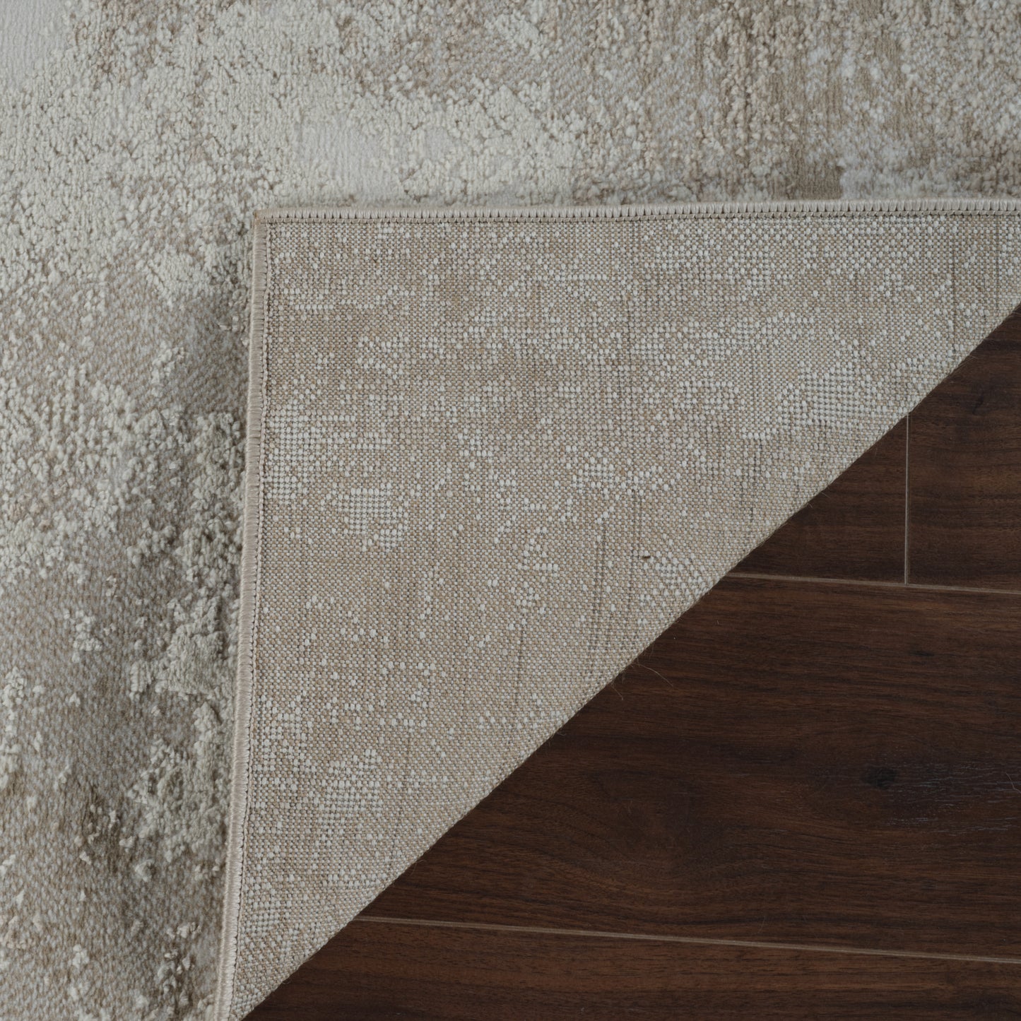 Tapis beige moderne abstrait Nomad