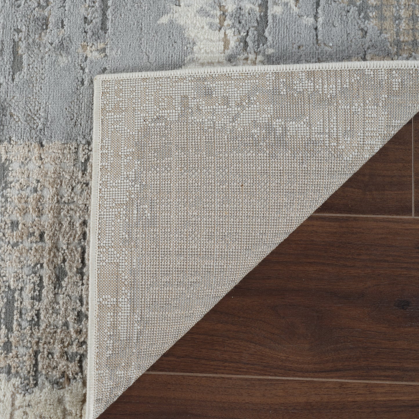 Tapis crème moderne abstrait Nomad