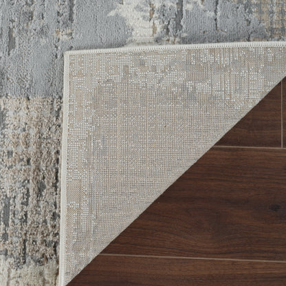 Tapis crème moderne abstrait Nomad