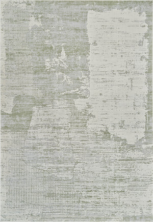 Alfombra verde moderna abstracta Nomad