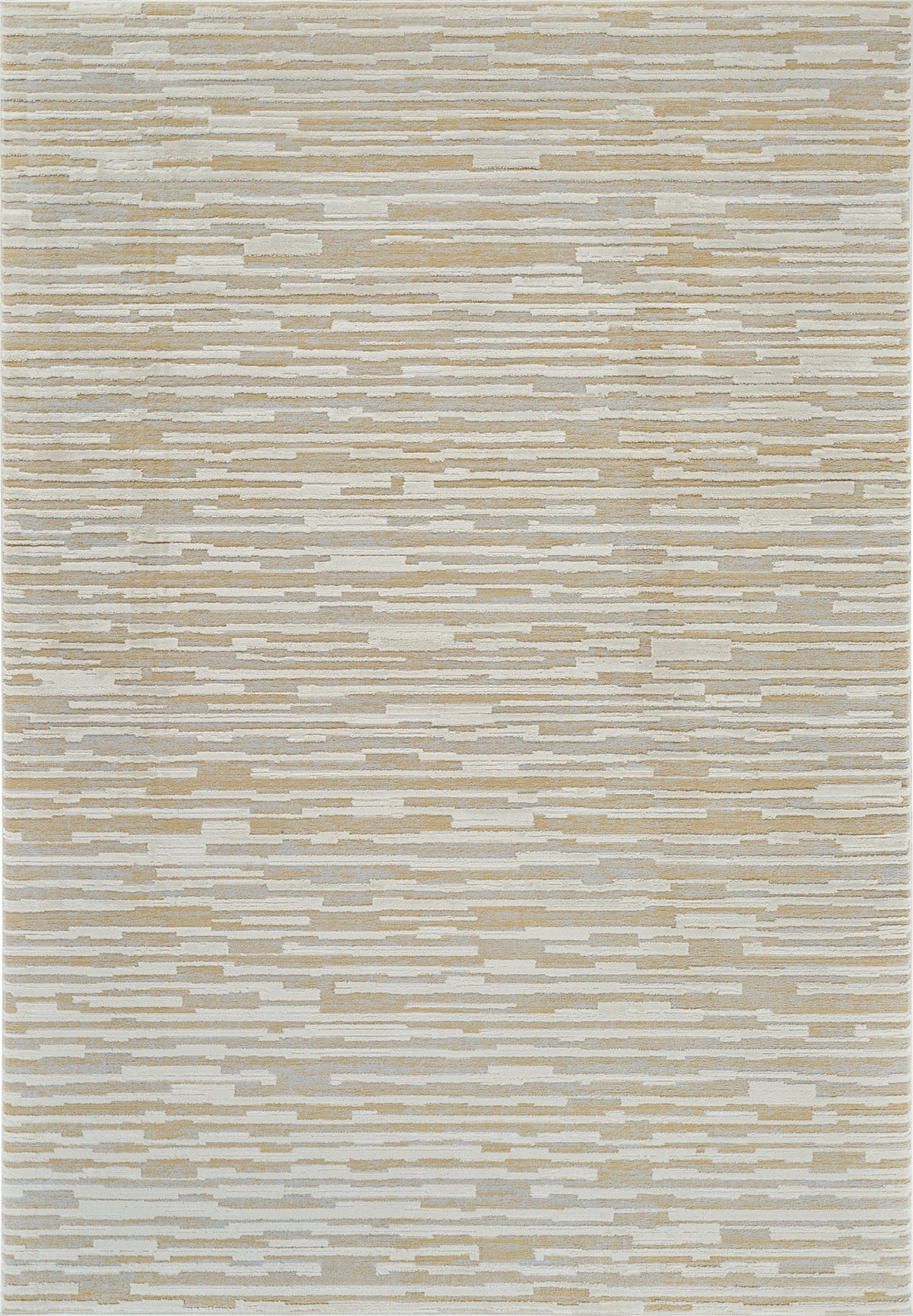 Tapis Riva abstrait contemporain beige et marron