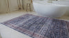 Basima Persian Floral Traditional Blue and Brown Indoor Rug