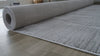 Vellum Chevron Contemporary Grey and Beige Indoor Rug