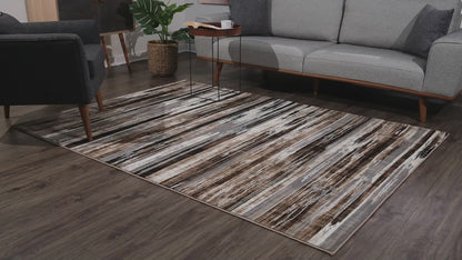 Tapis marron camouflage abstrait Montage
