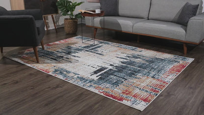 Nova Abstract Blue Rug