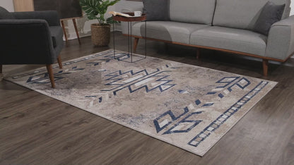 Alfombra contemporánea boho del suroeste para interiores