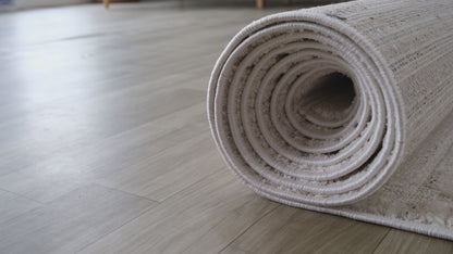 Tapis beige abstrait moderne Astra