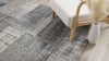 Contemporary Patchwork Grey Area Rug