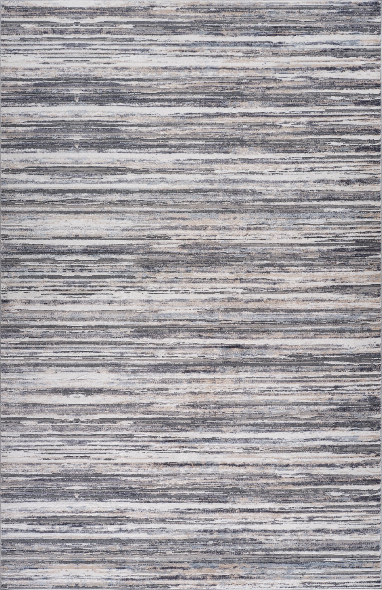 Tapis bleu abstrait lignes Atlas