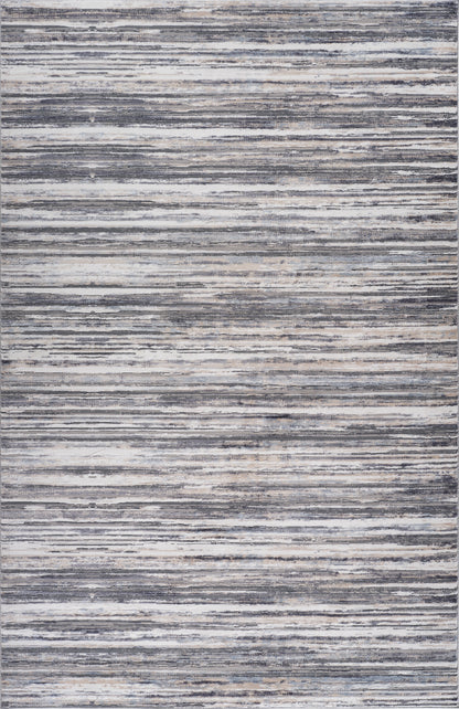 Tapis bleu abstrait lignes Atlas