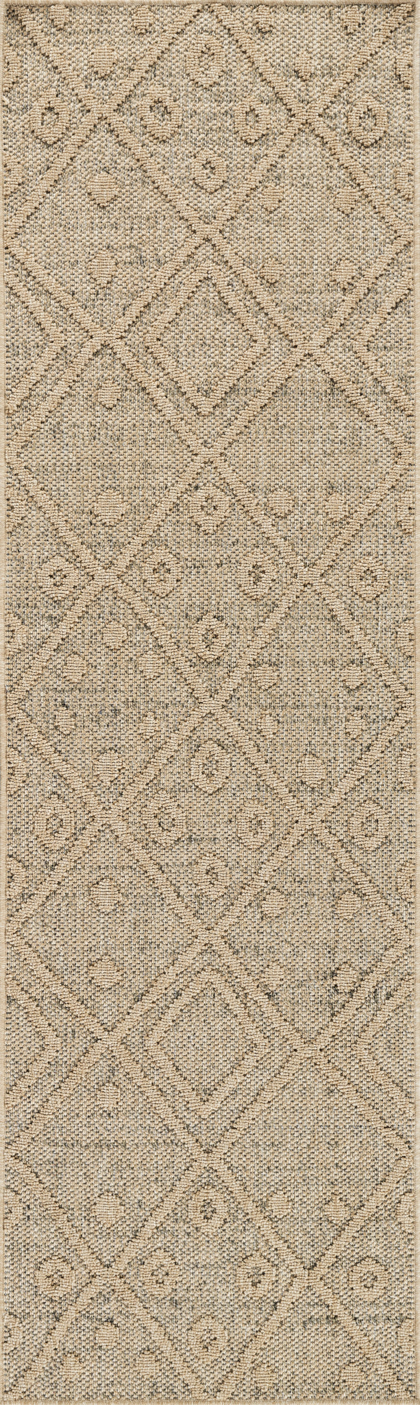 Mori Boho Contemporary Brown and Beige Indoor Rug