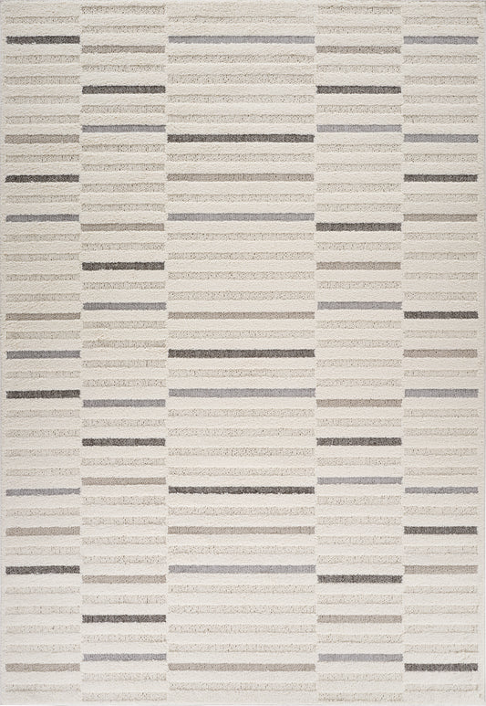 Nimbus Modern Geometric Cream Rug