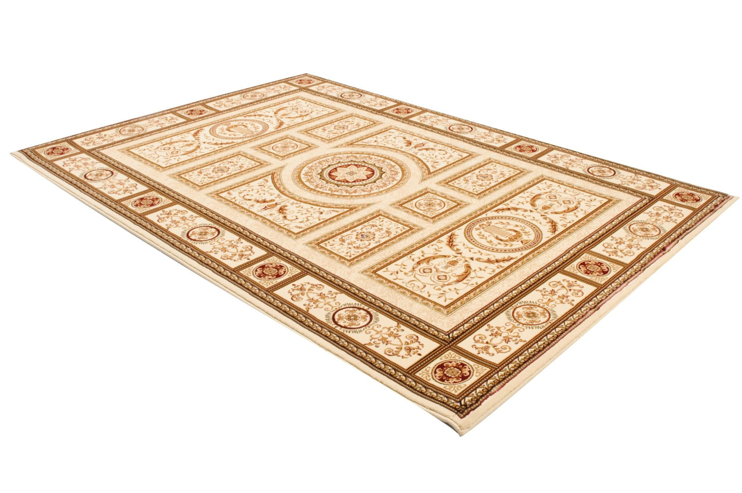 Tapis Beige Marocain Majestueux