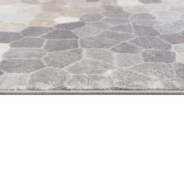 Havana Geometric Contemporary Grey Rug